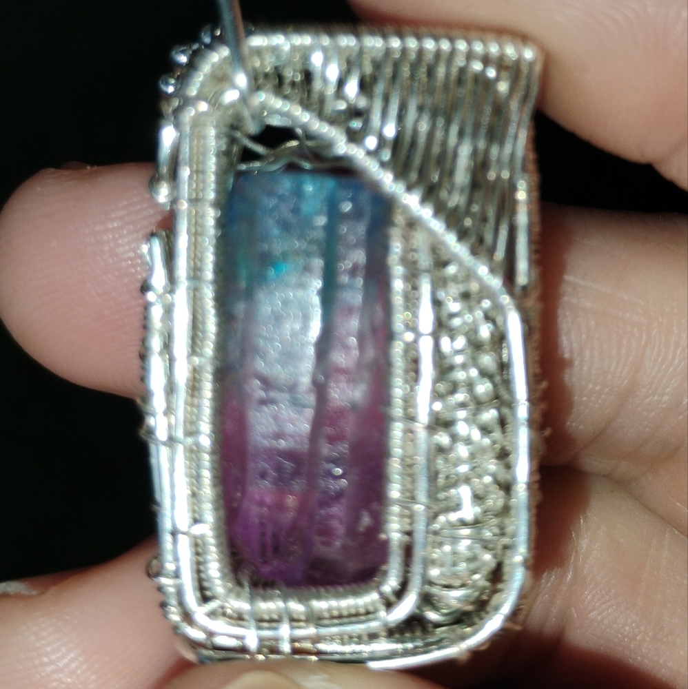 Masculine Wire-Wrapped Quartz